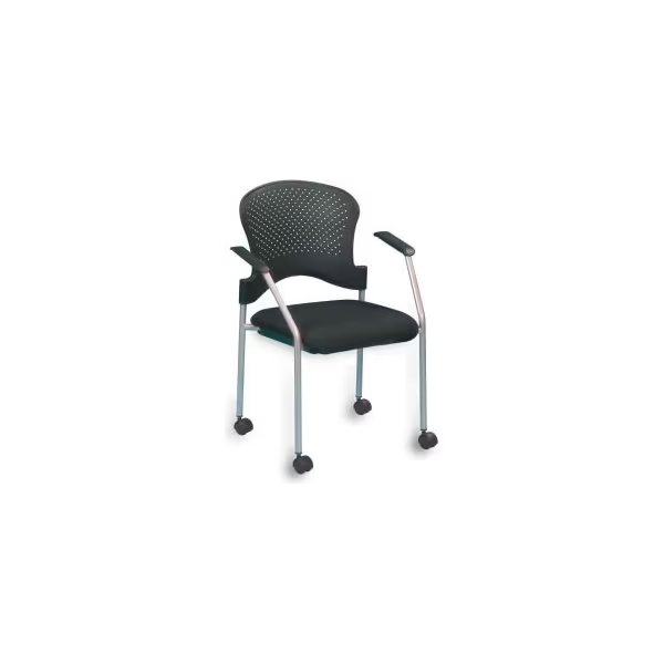 Eurotech Breeze Side Chair - Black Fabric - Non-Adjustable Arms, Raynor Marketing, Mfr#: FS8270